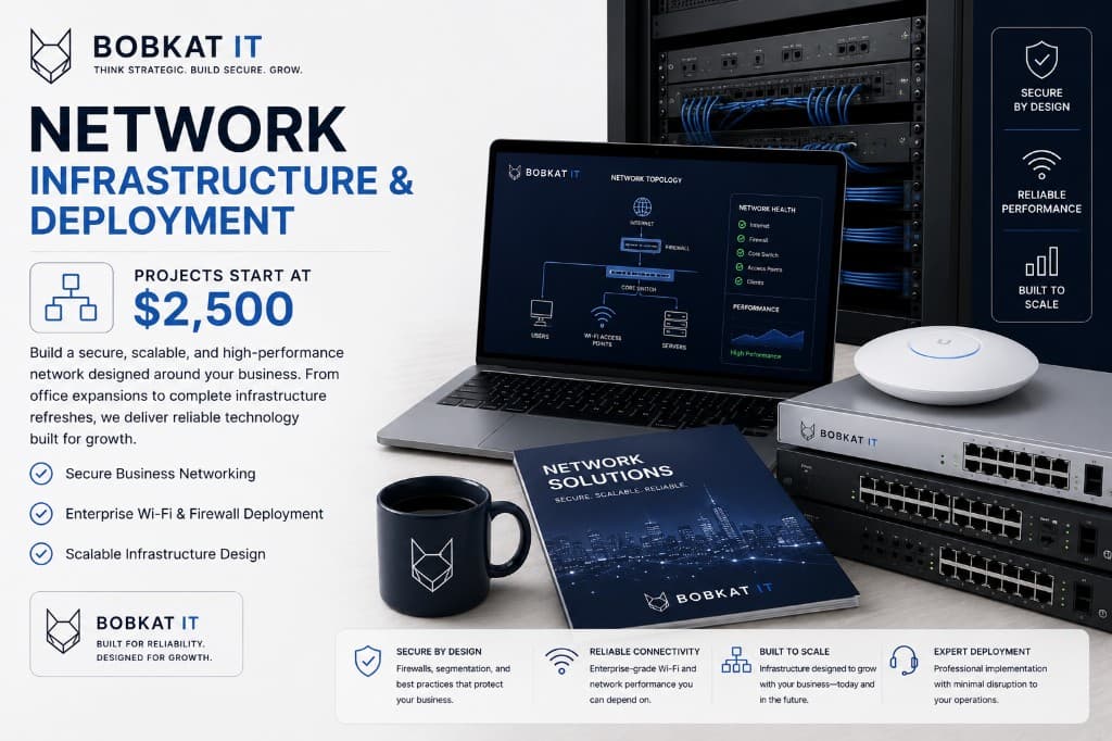 Bobkat IT Network Infrastructure and Deployment service preview