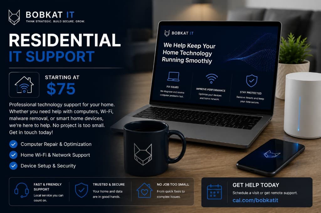 Bobkat IT Residential IT Support service preview
